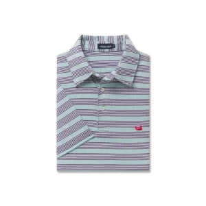 Bermuda Performance Polo - Pensacola Stripe