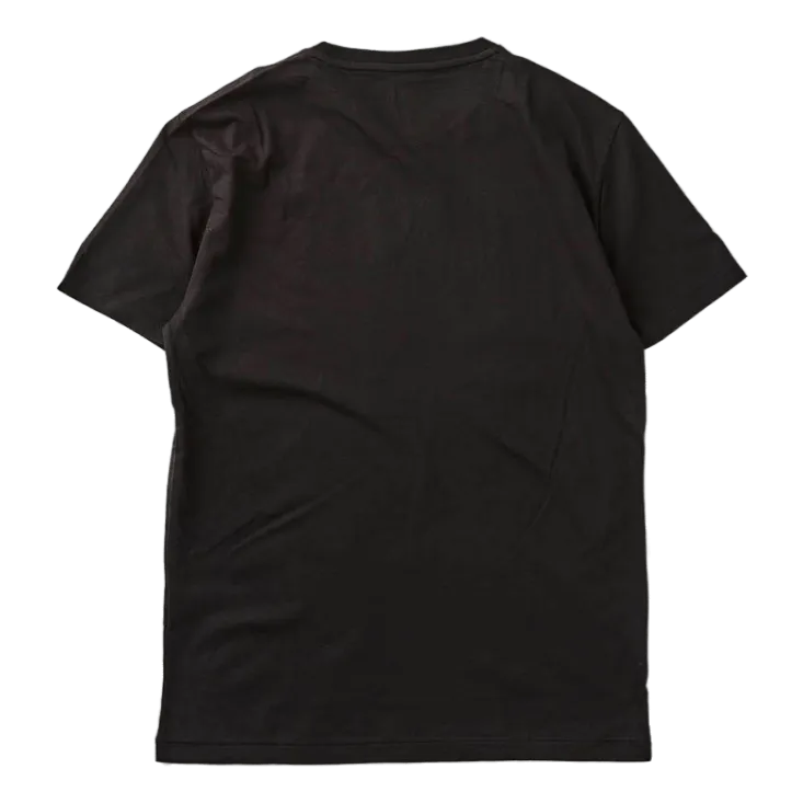 Custom Slim Fit Jersey Crewneck T-Shirt Polo Black