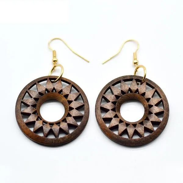 Elegant Earrings with Stylish Flower Design