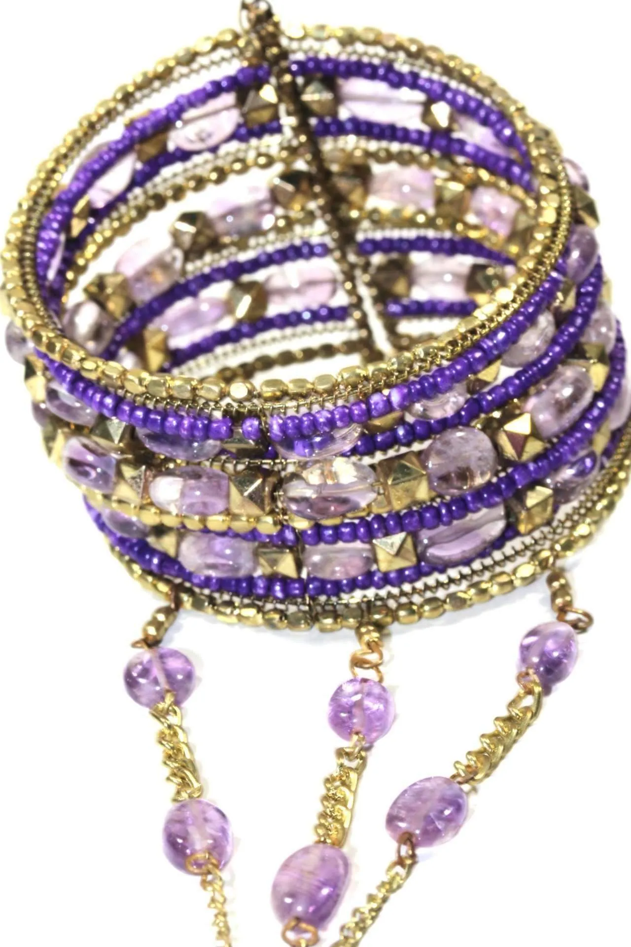 Exotic Gemstone Bangle & Ring