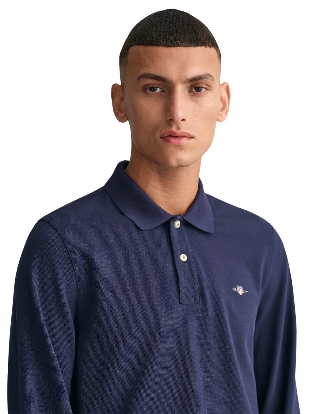 Gant Evening Blue Shield Piqué Rugger