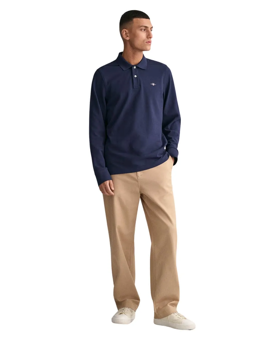 Gant Evening Blue Shield Piqué Rugger