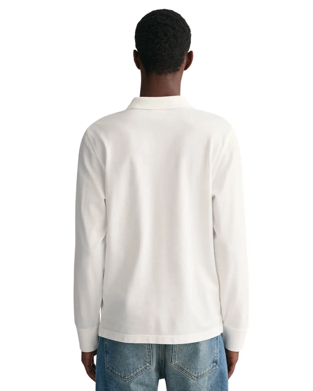 Gant White Shield Piqué Rugger