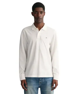 Gant White Shield Piqué Rugger