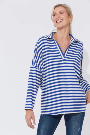 La Paz Top - Cobalt