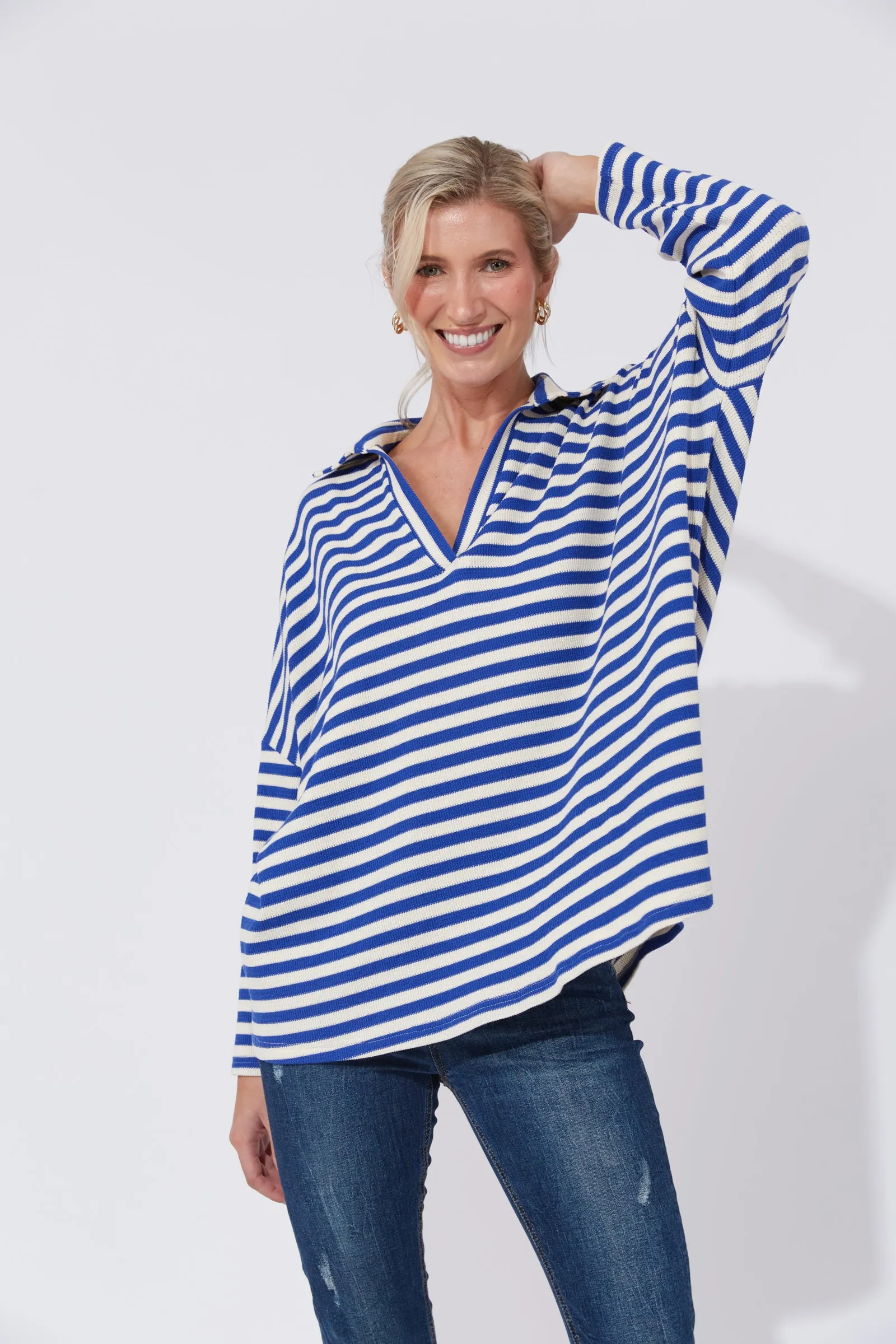 La Paz Top - Cobalt
