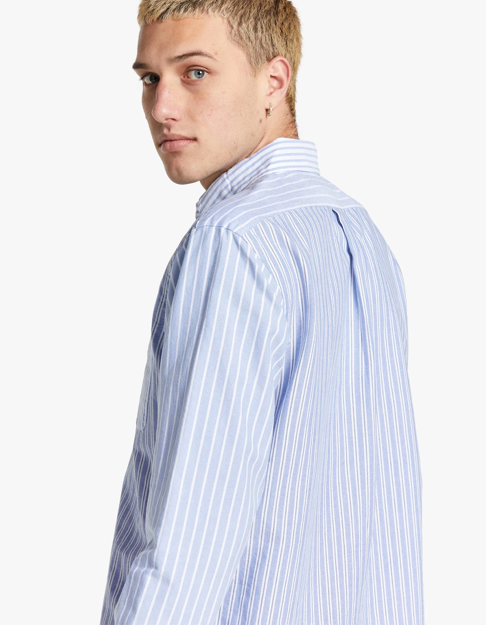 Long Sleeve Sport Shirt - 5857 Blue Funshirt