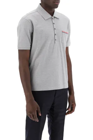 mercerized cotton polo shirt