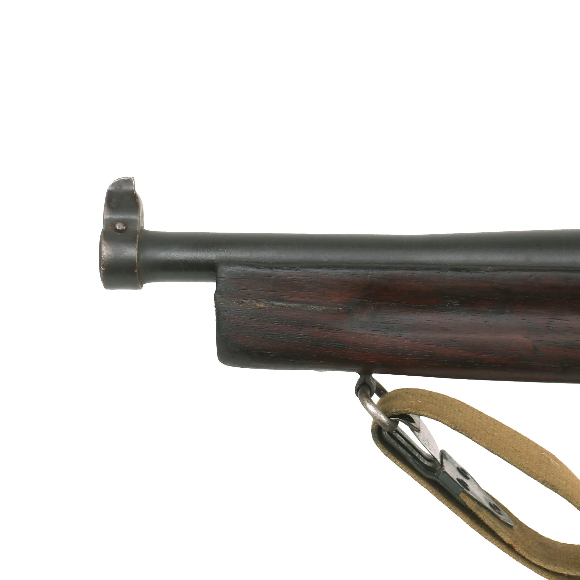 Original U.S. WWII Thompson M1A1 Aluminum Receiver Display Submachine Gun Serial 58986 with Live Barrel, Magazine, Sling