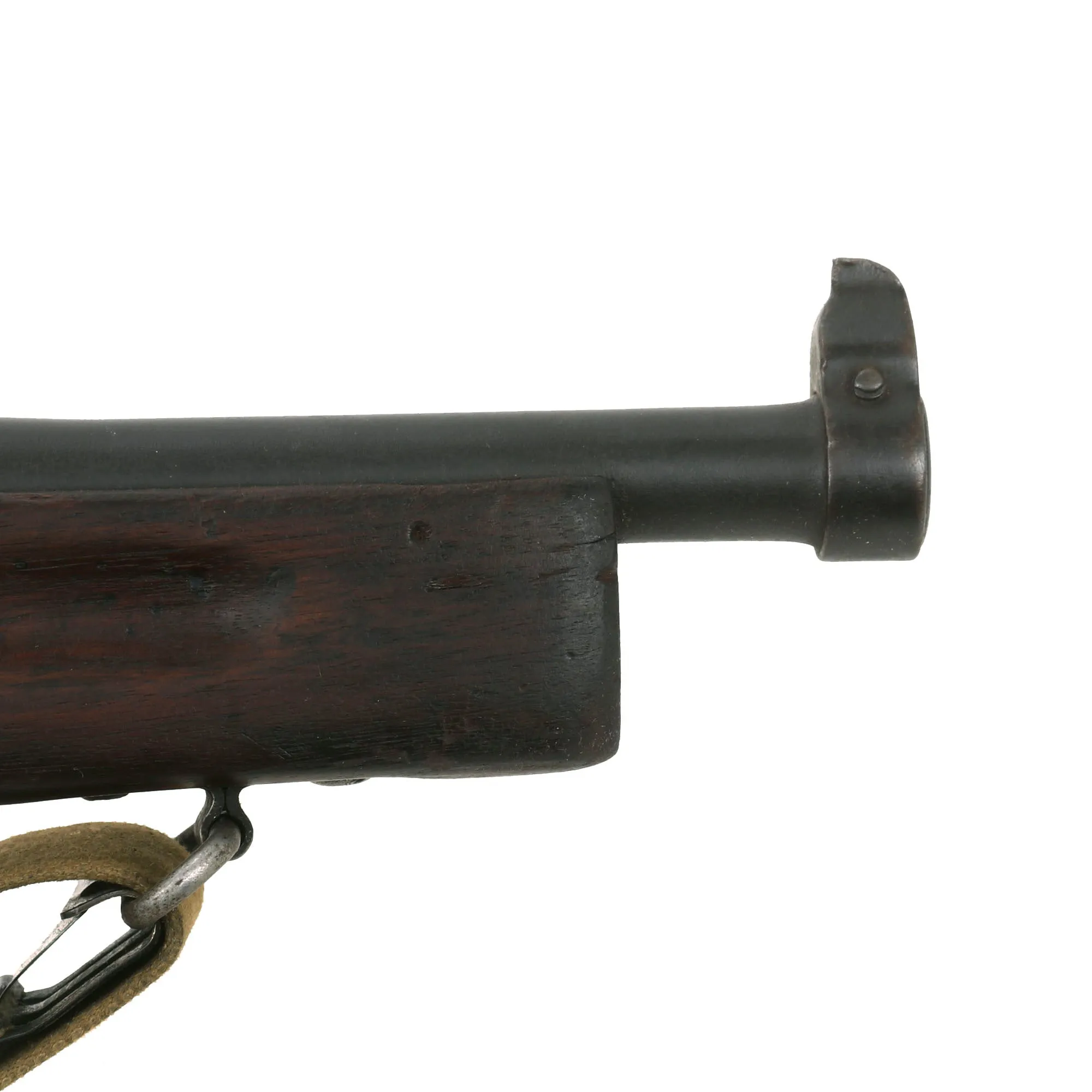 Original U.S. WWII Thompson M1A1 Aluminum Receiver Display Submachine Gun Serial 58986 with Live Barrel, Magazine, Sling