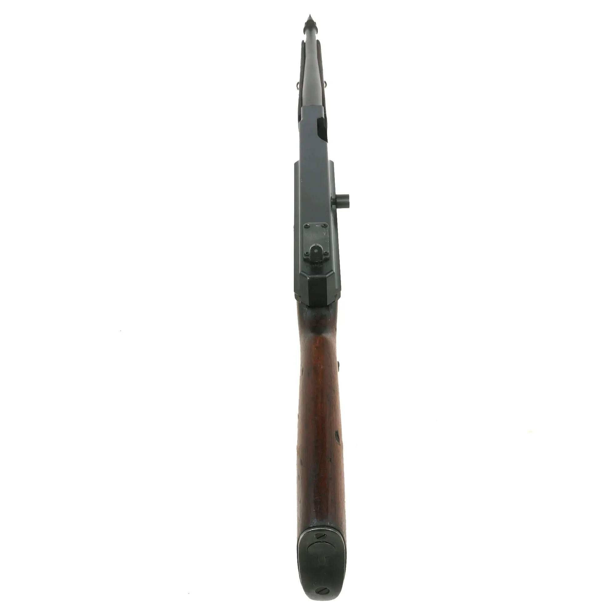 Original U.S. WWII Thompson M1A1 Aluminum Receiver Display Submachine Gun Serial 58986 with Live Barrel, Magazine, Sling