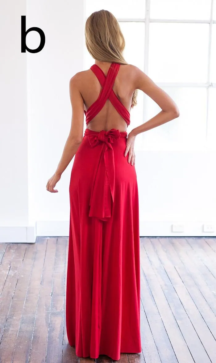 Sexy A-line Sleeveless Red Detached Prom Dress Floor-length-323354