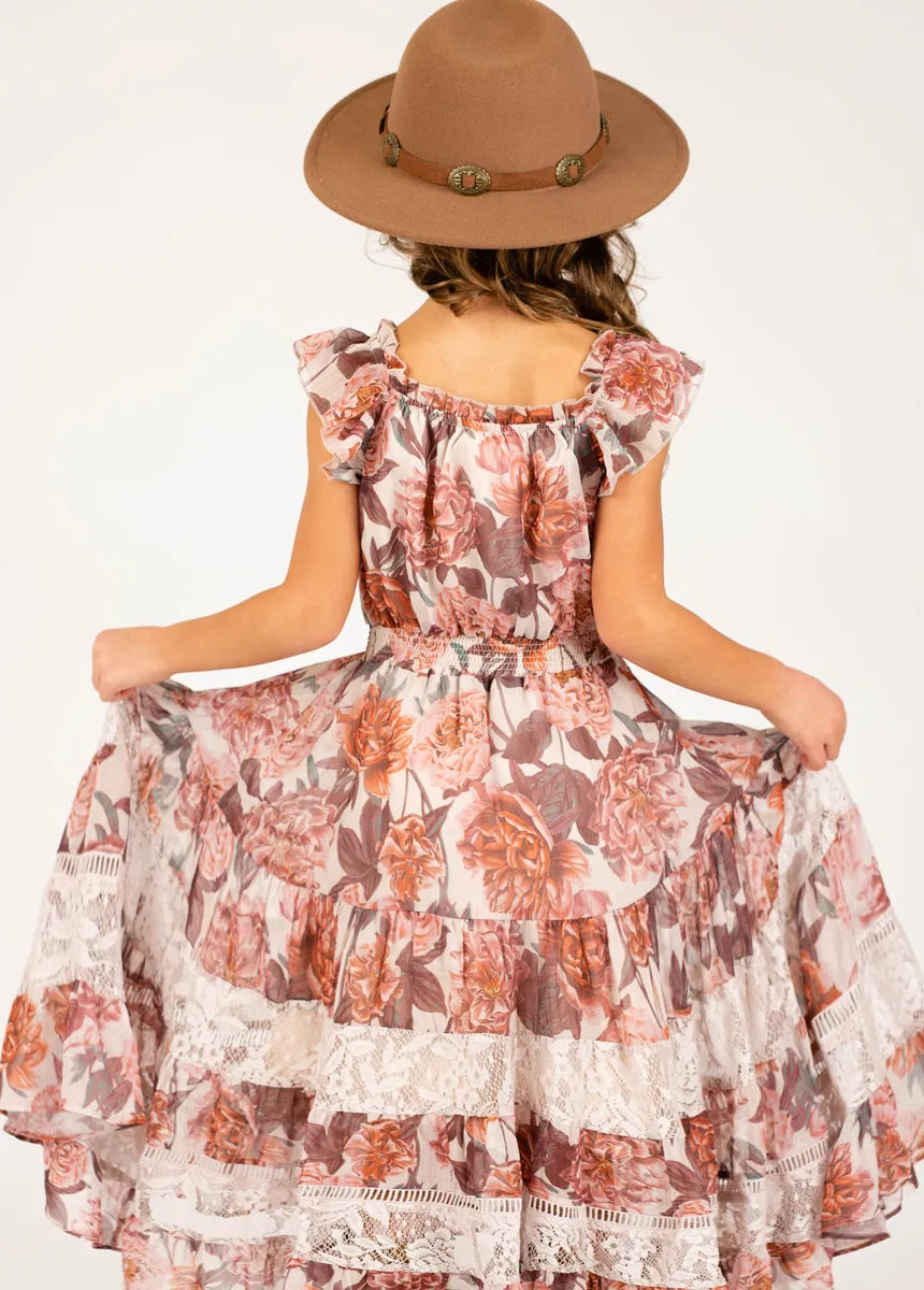 Shira Dress in Blush Floral