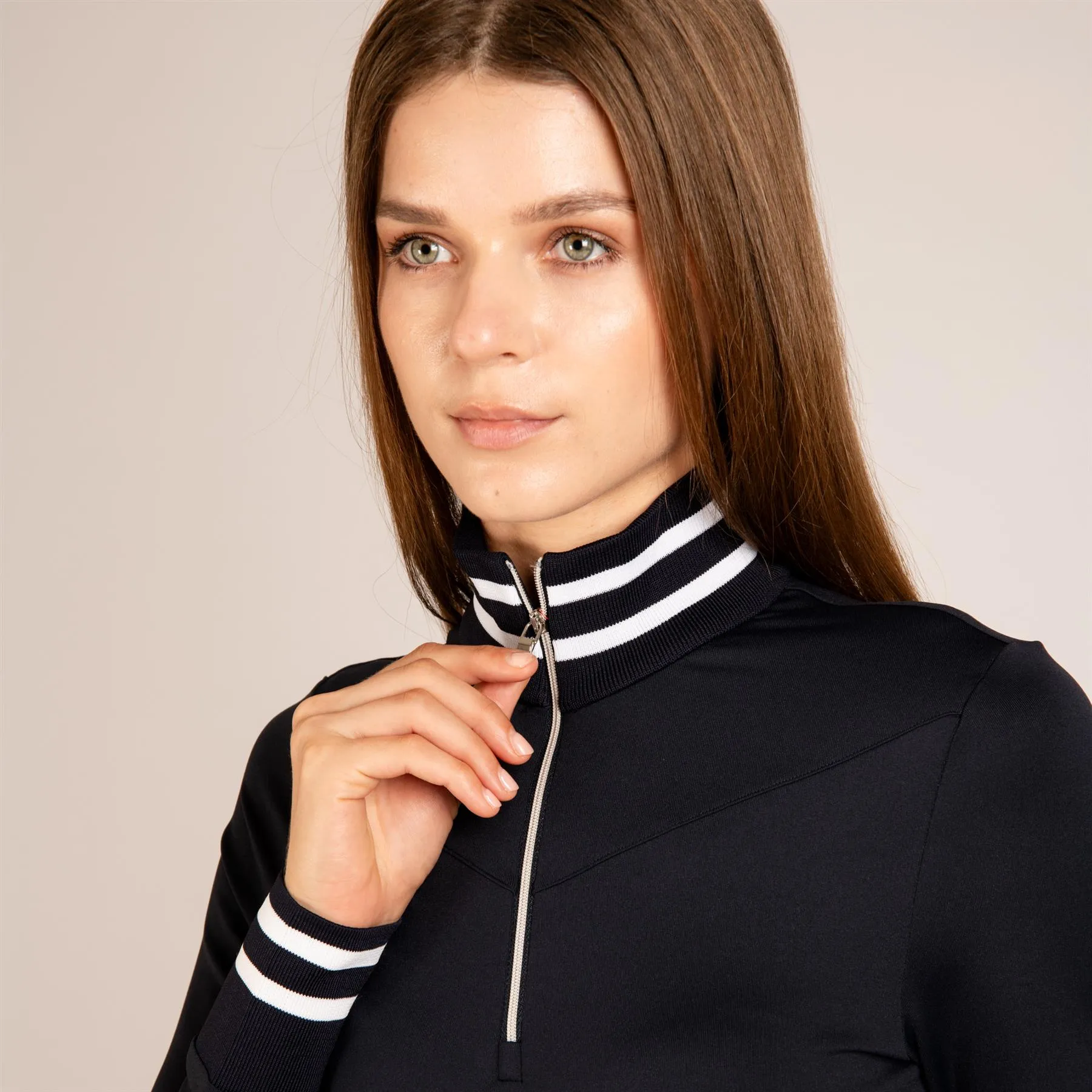 The Eloise LS Polo Navy