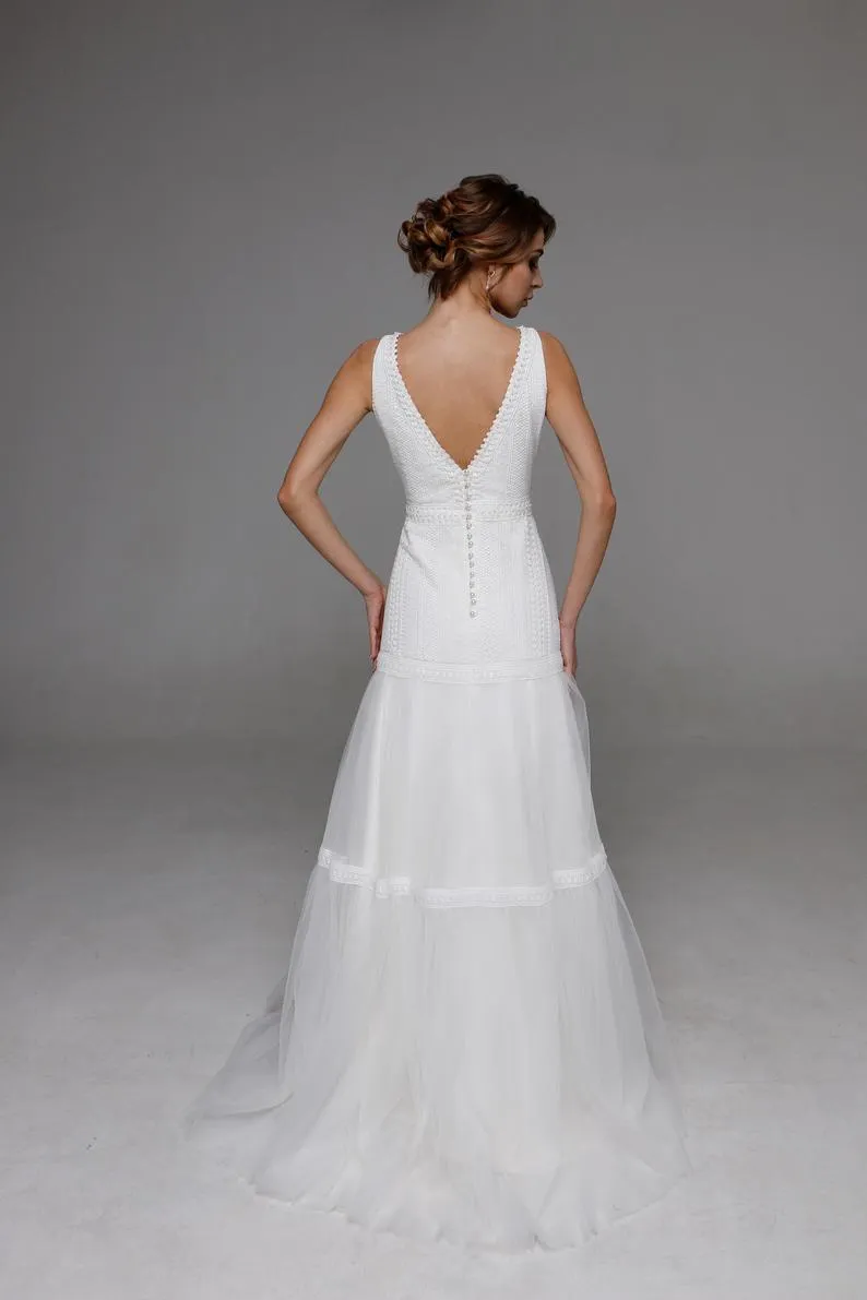 Wedding Dresses "Jilll" Sleeveless Wedding Gown